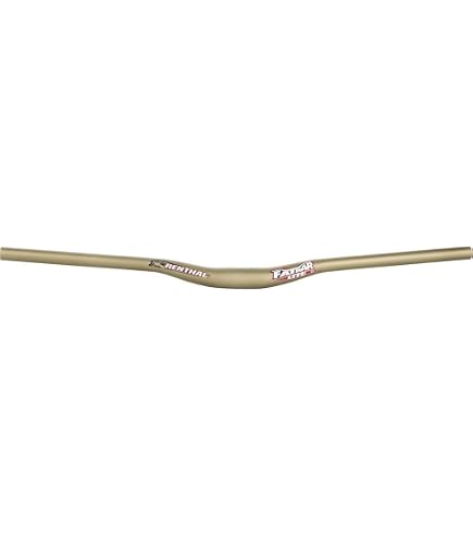 Amazon | Renthal Fatbar 35 ハンドルバーゴールド 30mm ライズ